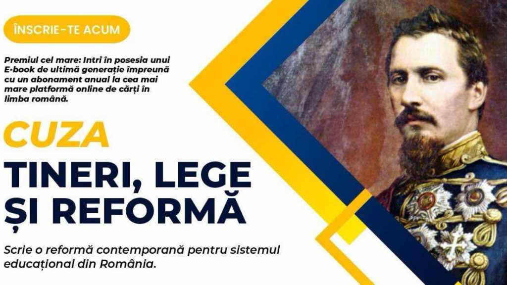 166 de ani de la Unirea Principatelor Fundatia Dan Voiculescu lanseaza concursul Cuza tineri lege si reforma