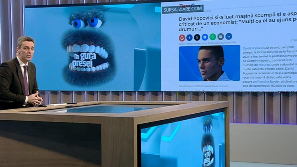 Ce spune Mircea Badea despre Porsche ul lui David Popovici