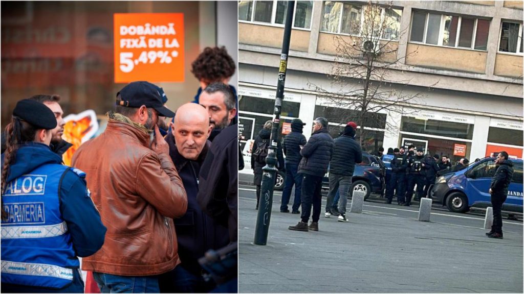Fiul lui Horatiu Potra prins de jandarmi cu o arma alba la protestul AUR