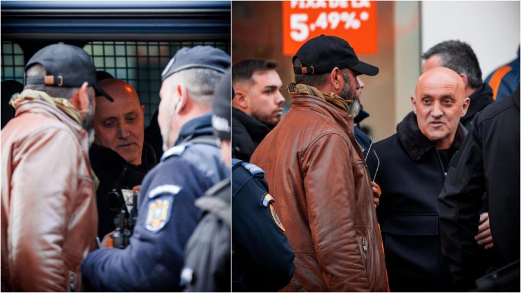 Horatiu Potra seful mercenarilor lui Calin Georgescu retinut de jandarmi la protestul AUR din Capitala