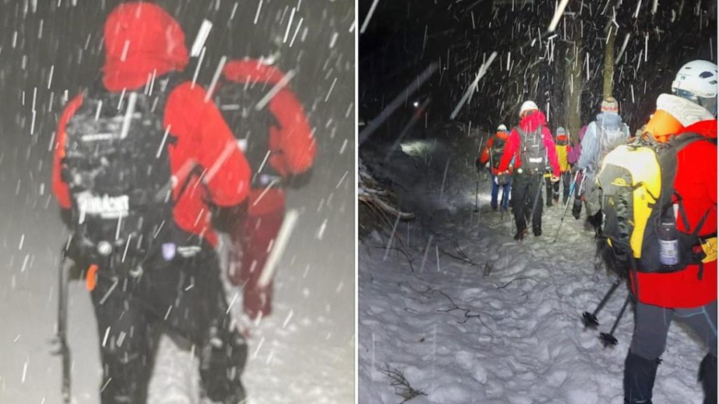 Doi turisti blocati in Muntii Maramuresului unul accidentat