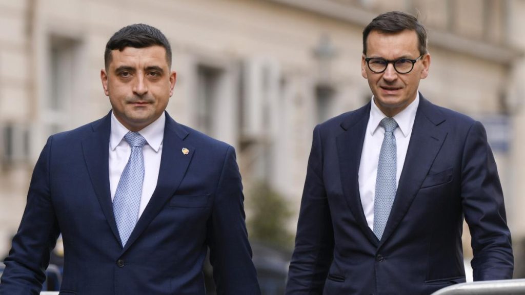 Donald Tusk critica sprijinul lui Mateusz Morawiecki pentru George Simion Liderul AUR este pro rus si anti european