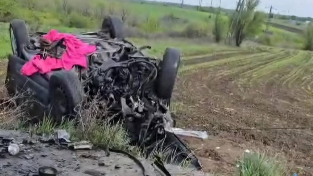 Accident rutier in Mehedinti trei raniti motor aruncat metri