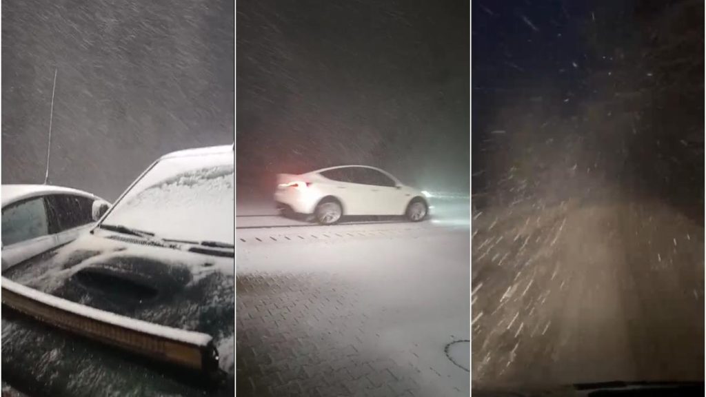 Ninge in aprilie viscol si incendii in Maramures