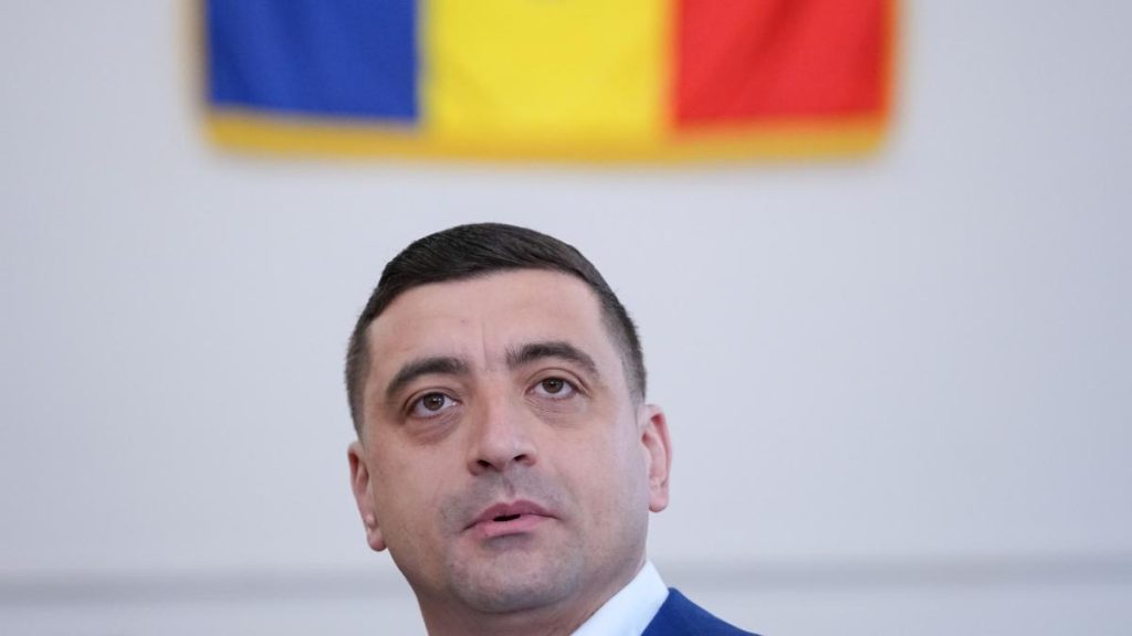 George Simion asteapta rezultatele votului la Parlament