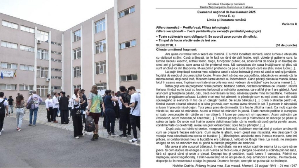 Controverse la Bac Ministerul Propagandei si Proba de Romana