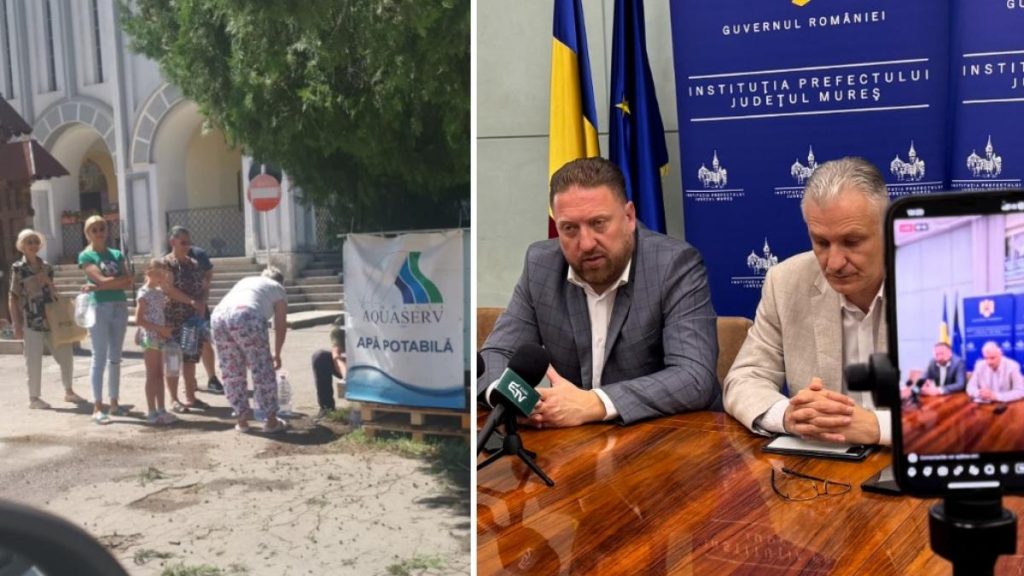 Furnizarea apei menajere reluata temporar la Tarnaveni