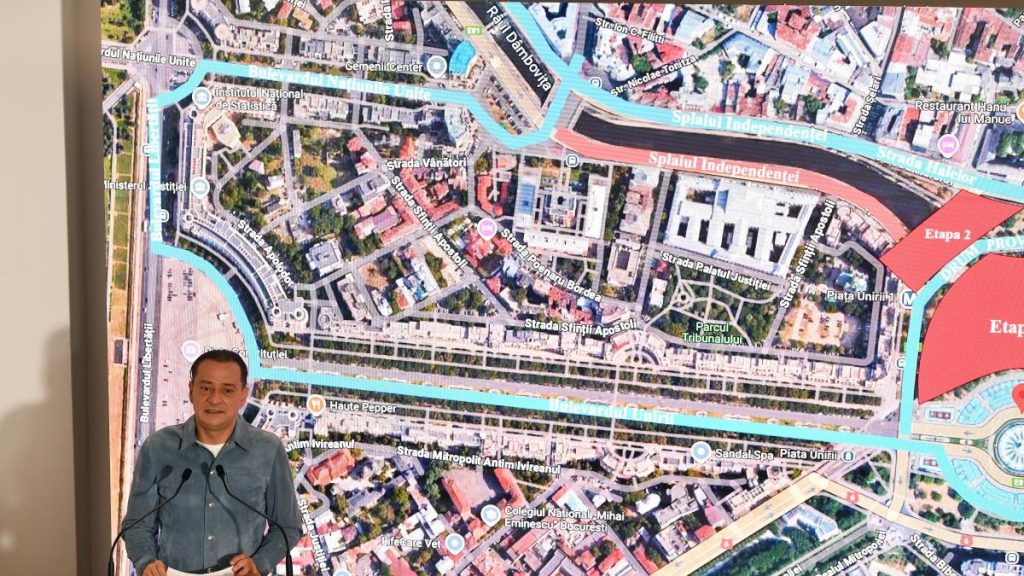 Lucrari la Planseul Unirii Trafic restricionat pe Splaiul Independenei