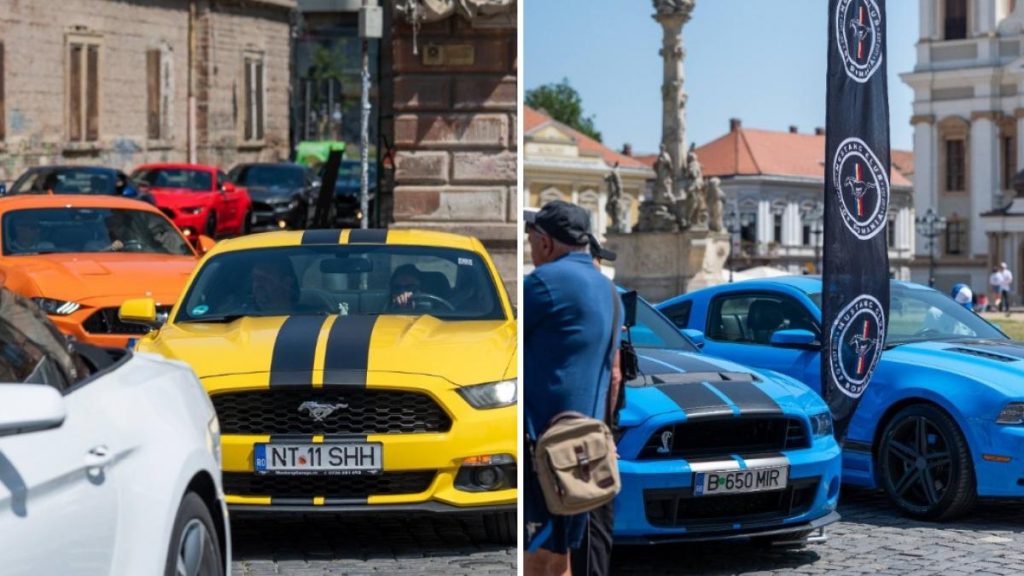 Timisoara capitala masinilor americane Ford Mustang