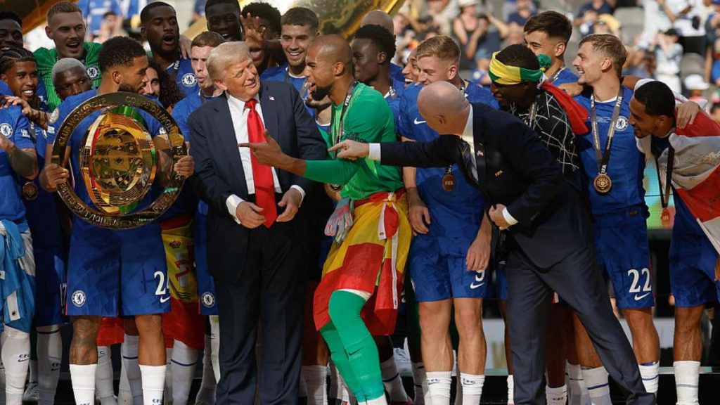 Modul ciudat in care Trump a sarbat privind Chelsea castigul Cupei Mondiale