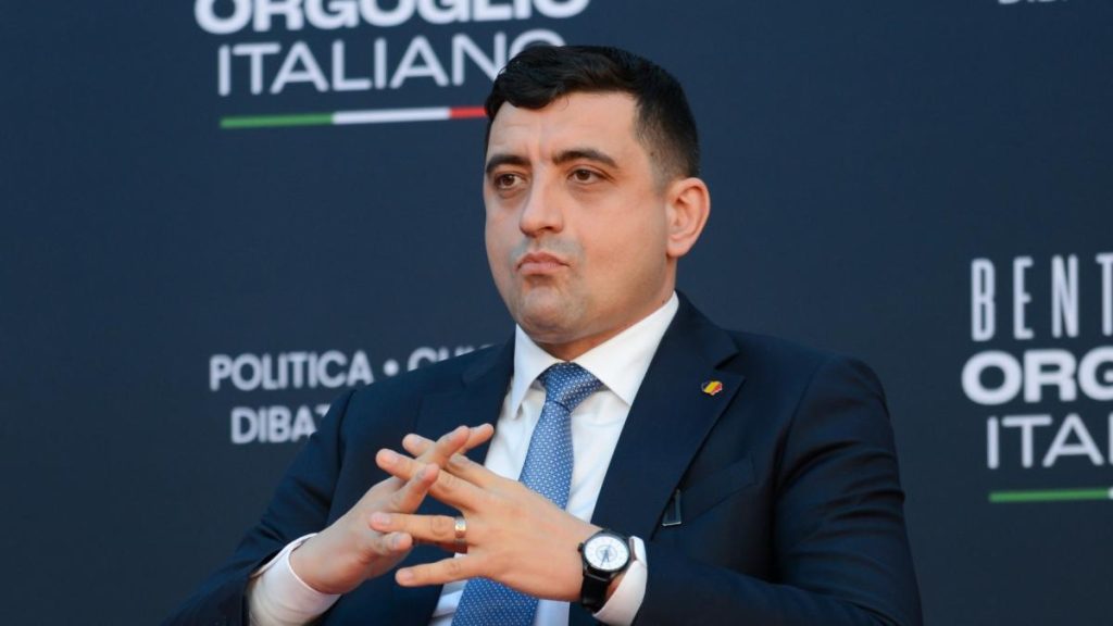 Partidul lui George Simion ironizat in PE de Meloni