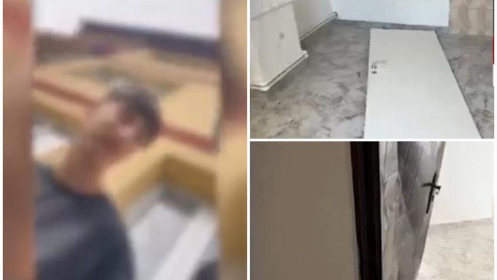 Tineri au distrus apartamente intr un bloc din Botosani