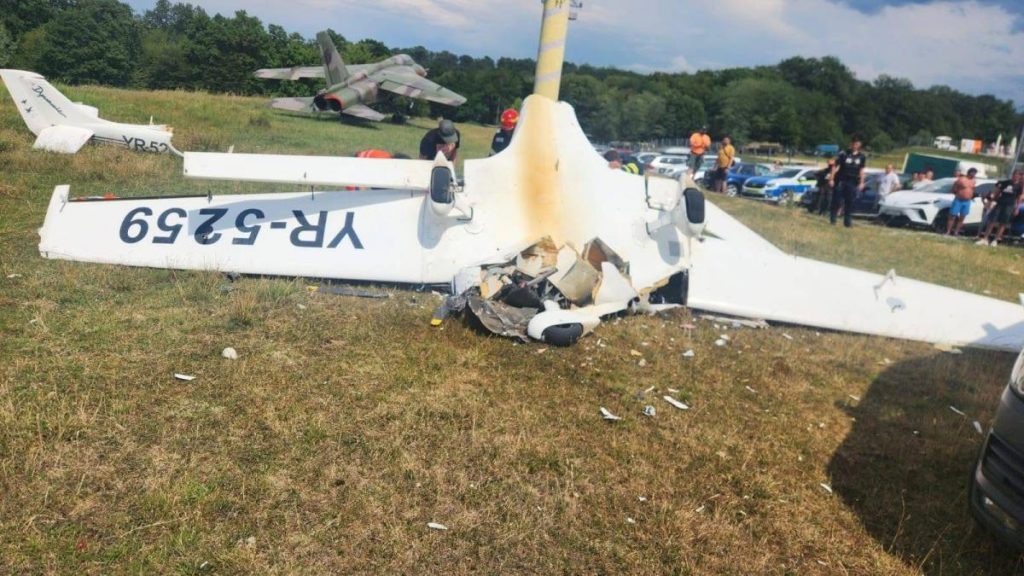 avion mic prabusit in hunedoara un mort