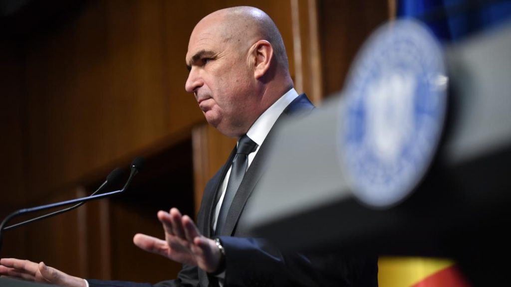 Bolojan isi asuma raspunderea saptamana viitoare in Parlament
