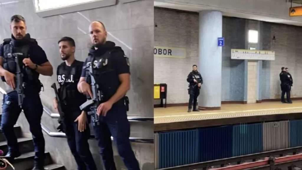 De ce sunt jandarmi inarmati in metro