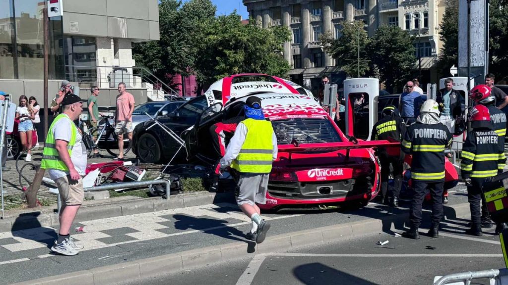 Fiul lui Mihai Leu implicat intr un accident de raliu