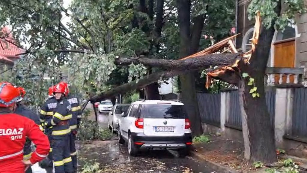 IGSU 150 apeluri la 112 dupa furtuna din Bucuresti Ilfov