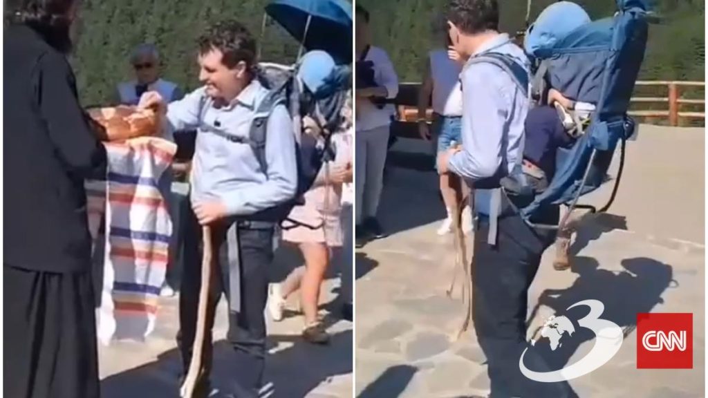 Nicisor Dan la manastirea Arsenie Boca inalnire cu staretul