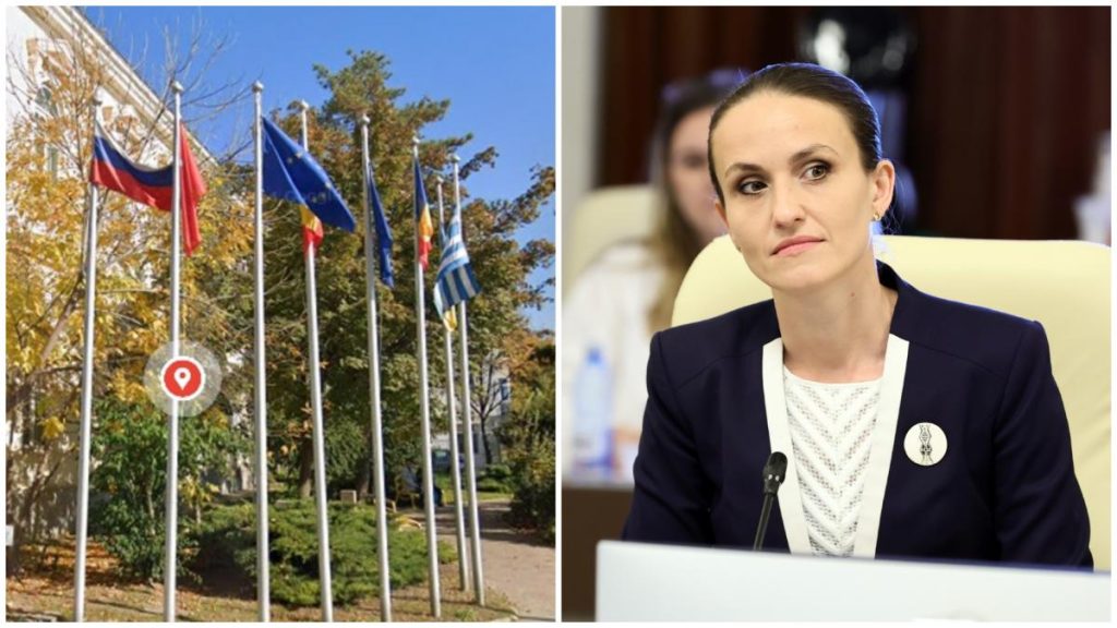 Oana Toiu Steagul Rusiei de la Muzeul din Tulcea a fost dat jos