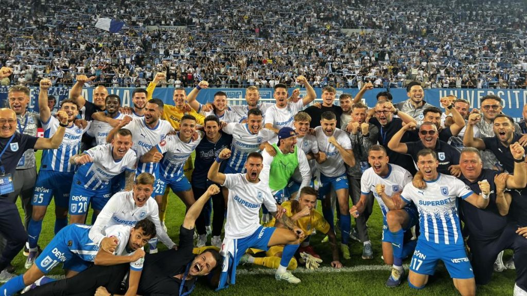 Premiera pentru Universitatea Craiova Calificare in Europa Conference League
