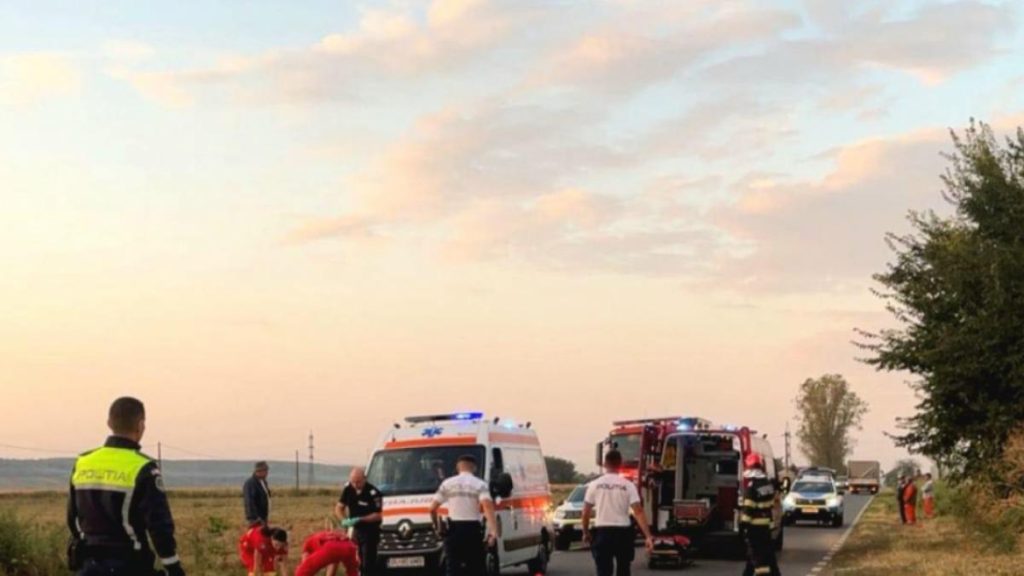 Accident grav provocat de un politist o moarte si trei raniti