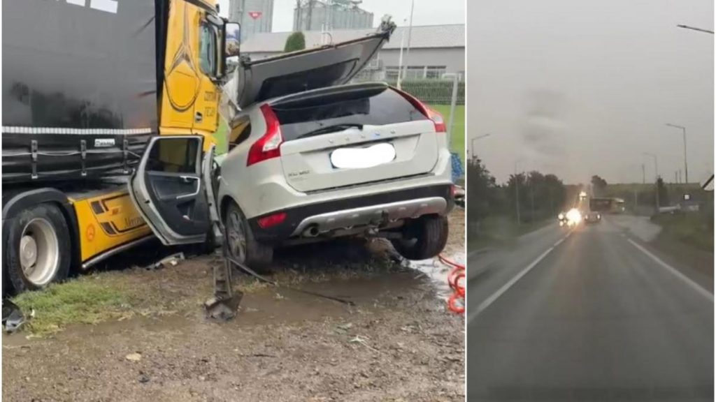 Accidentul din Suceava TIR ul intra pe contrasens