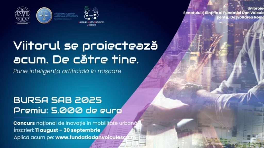 Bursa SAB 2025 Premiul pentru Cel Mai Bun Proiect AI