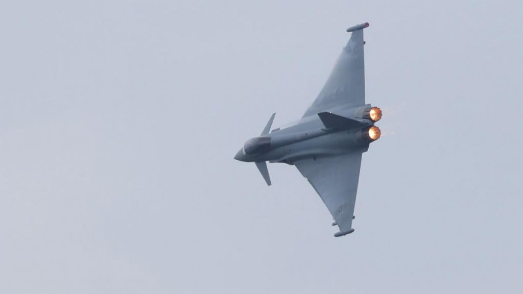Drone detectate la nord de Sulina Eurofighter Typhoon ridicate