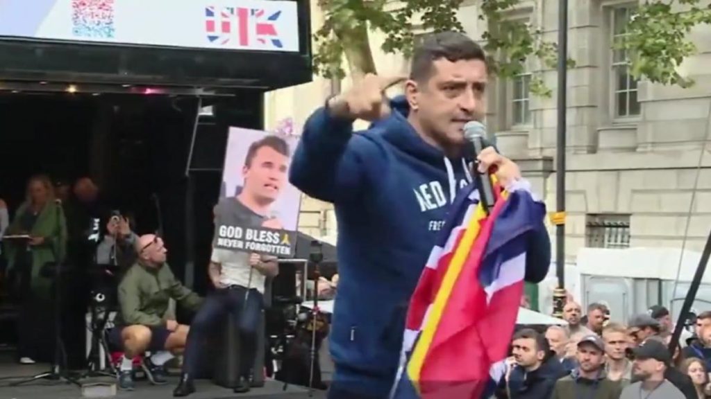 George Simion prezent la mitingul extremistilor din Londra