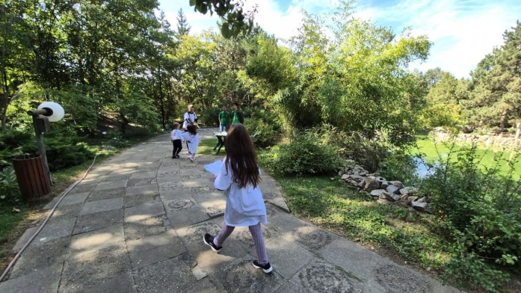 Gradina Botanica din Galati terren de joaca pentru natura