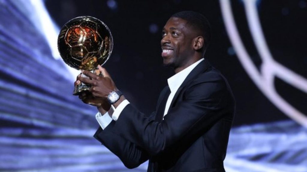 Ousmane Dembele de la PSG a castigat Balonul de Aur 2025