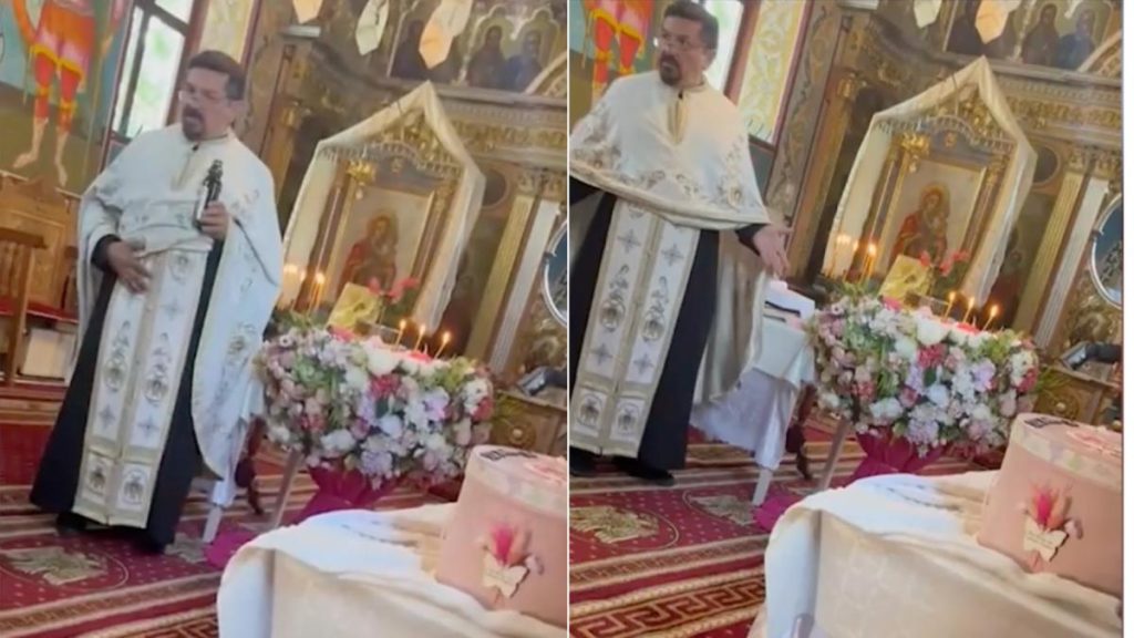 Preot din Iasi cearta parinti la botez Intarziati
