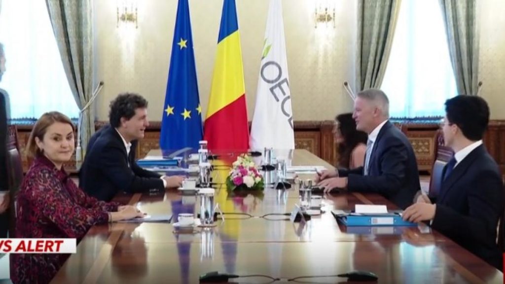 Seful OCDE in Romania Nicusor Dan la Cotroceni