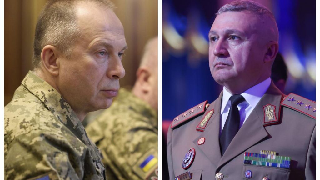 Sirski a discutat cu generalul Gheorghita despre dronele rusesti
