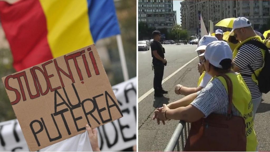 Studentii sustin protestul profesorilor si vor merga in Piata Victoriei