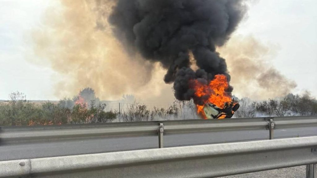 Trafic restrictionat pe A1 Dambovita din cauza accidentului