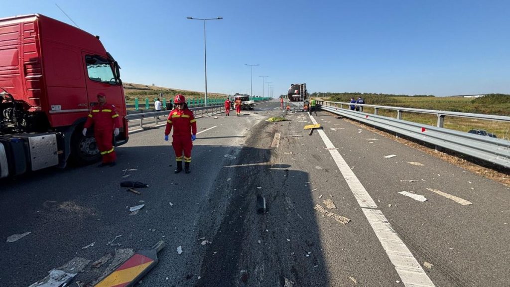 accident tragic pe a1 sibiu deva 3 barbati decedati