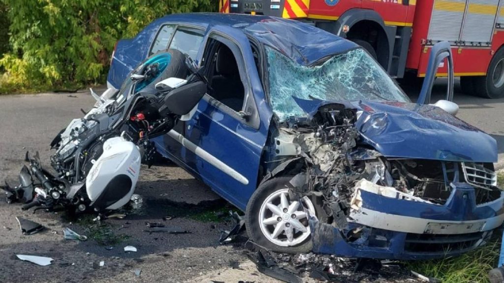 motociclist decedat dupa ciocnirea cu un autoturism
