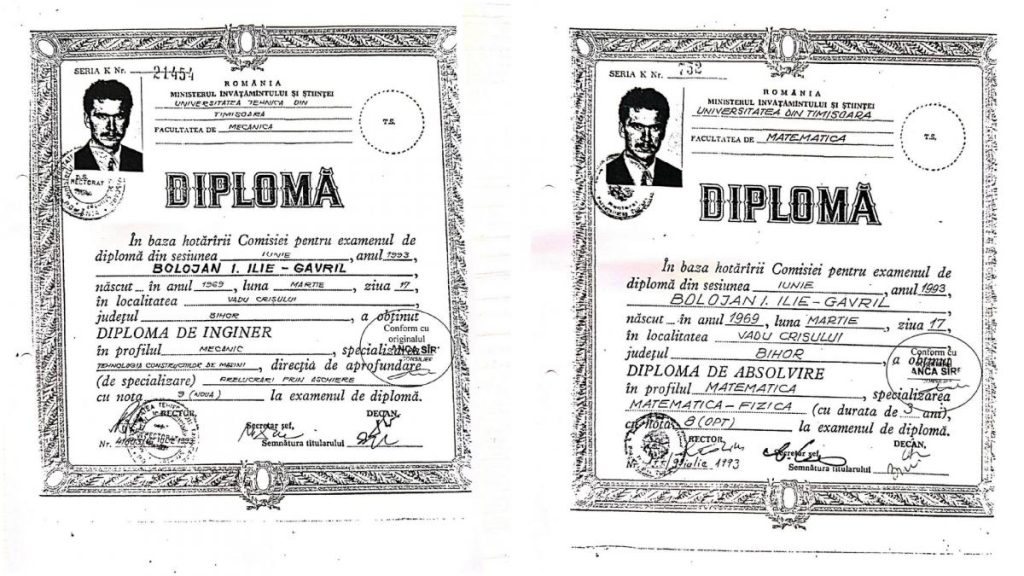 Ilie Bolojan a postat diplomele pe Facebook Ilie Bolojan a postat diplomele pe Facebook