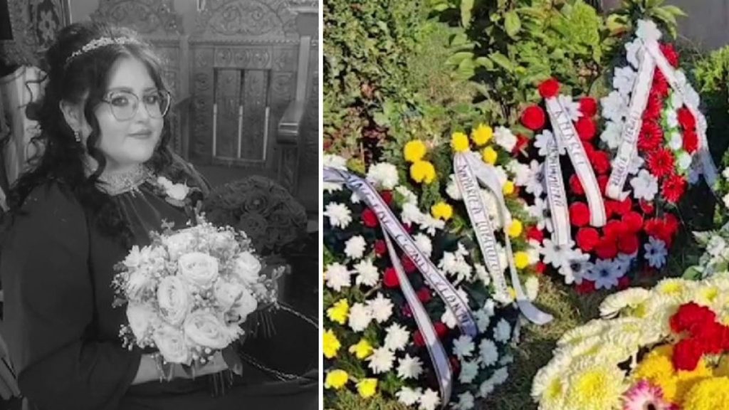 Imagini emoționante de la înmormântarea gravidei ucise Imagini emotionante de la inmormantarea gravidei ucise