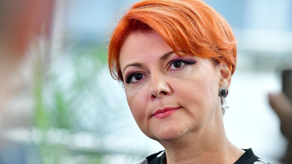 Lia Olguta Vasilescu anunta conditiile PSD pentru reforma