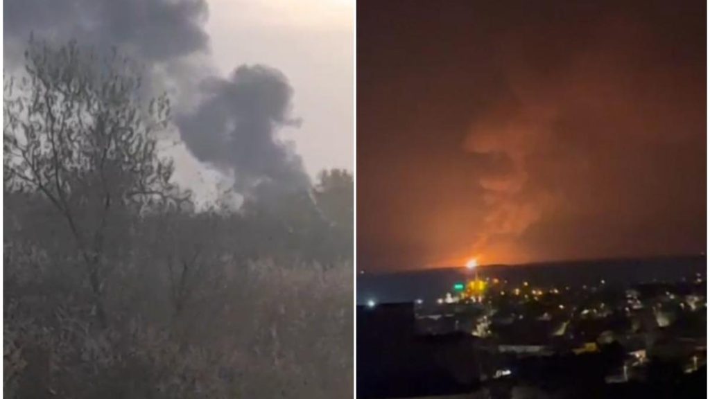Rușii au atacat cu drone lângă graniță, explozii în Izmail Rusii au atacat cu dronelanga granita explozii in Izmail
