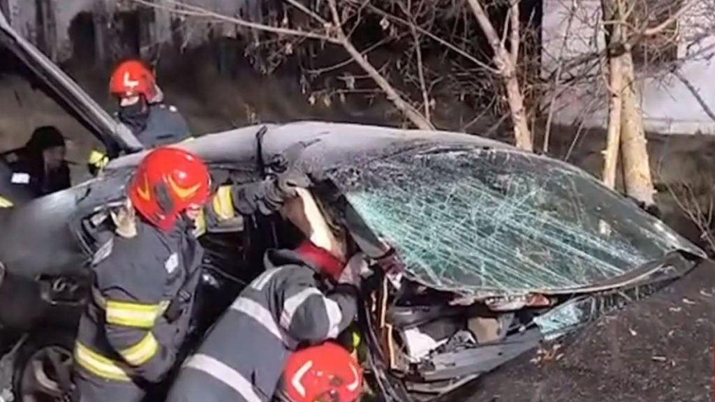Accident grav in a doua zi de Craciun in Bistrita Nasaud
