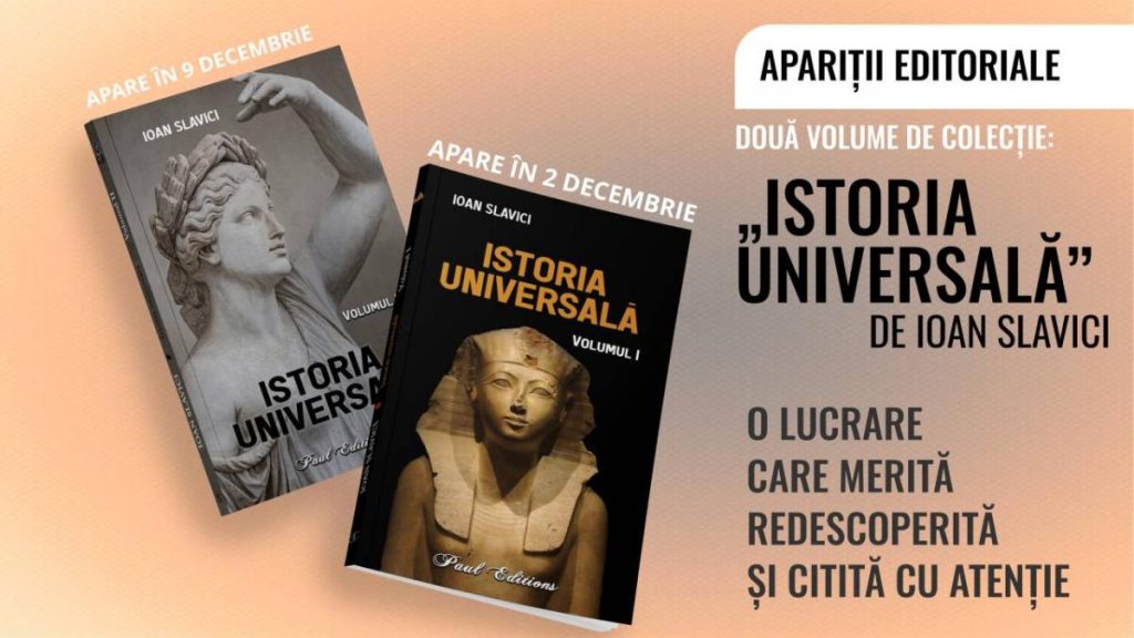 Doua volume de colectie Istoria universala de Ioan Slavici