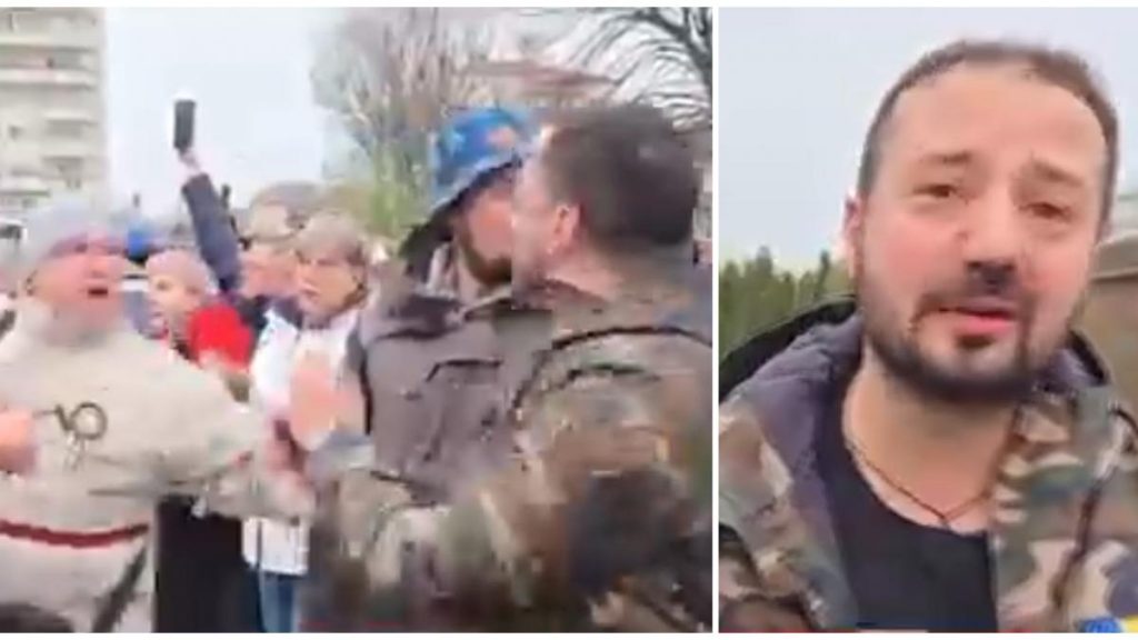 Incident la mitingul lui Calin Georgescu in Alba Iulia