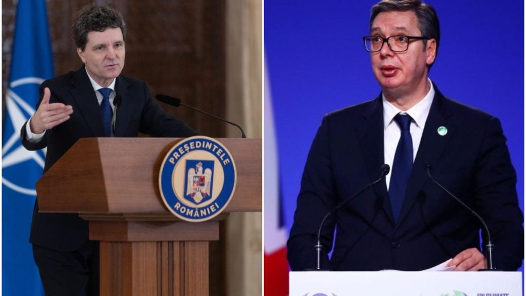 Nicușor Dan și Aleksandar Vucic au discutat despre proiectele bilaterale România-Serbia. Nic.usor Dan si Aleksandar Vucic au discutat despre proiectele bilaterale Romania Serbia