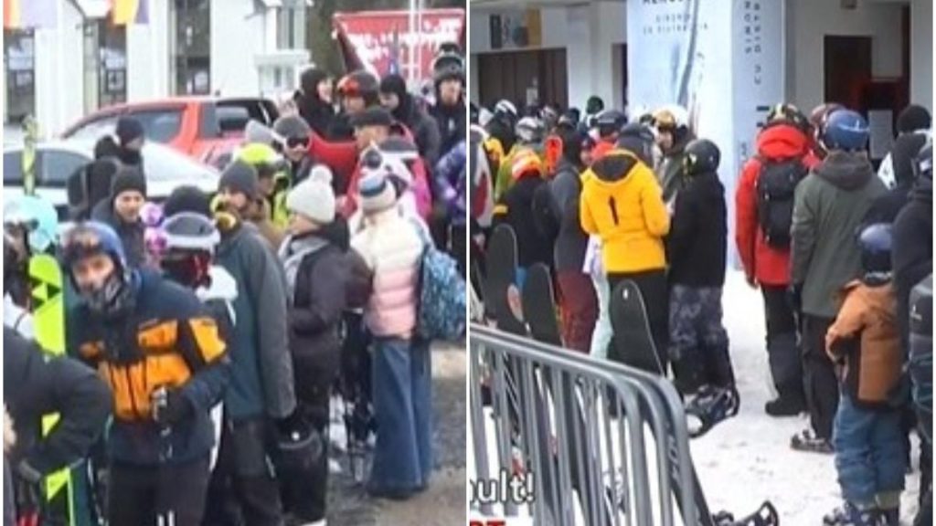 Aglomeratie si cozi in Poiana Brasov