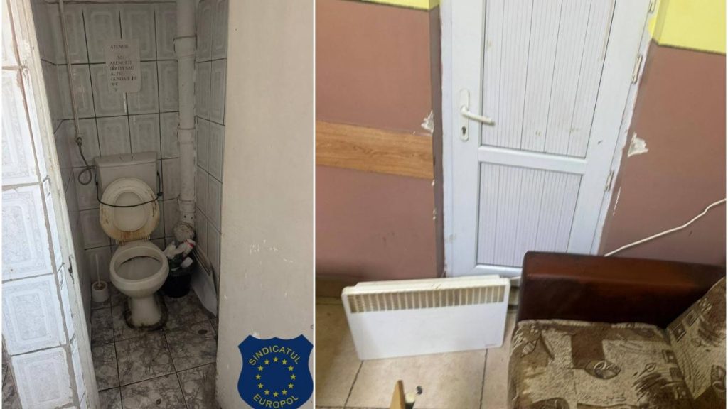 Baile arata ca gropile de gunoi Imagini revoltatoare cu sediul Politiei Navodari