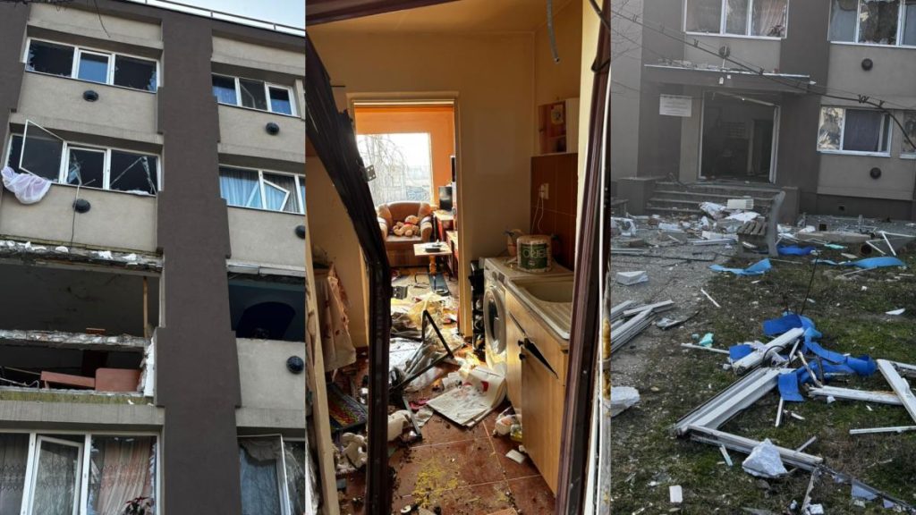 Explozie intr un bloc din Buzau o persoana ranita Locatarii afirma ca au simtit un miros de