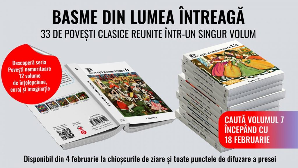 33 de basme clasice într-un singur volum: „Povești nemuritoare”, ediția a 6-a 33 de basme clasice intr un singur volum Povesti nemuritoare editia a 6 a